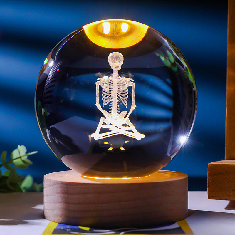 Boule de cristal de 6 cm-os