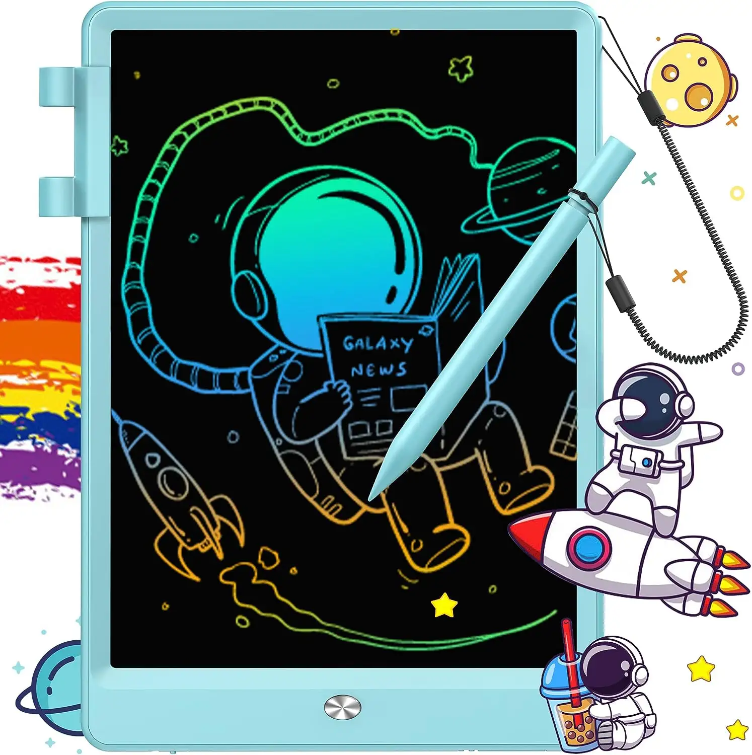 Tavoletta di scrittura Doodle Board giocattoli regali per ragazze di 3-8 anni ragazzi da 10 pollici colorato tavolo elettronico per regali per bambini