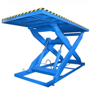 Elevador hidráulico eléctrico de 1,8 M 4T Plataforma de elevación de carga y descarga simple tipo tijera móvil fija pequeña - Product Image 2