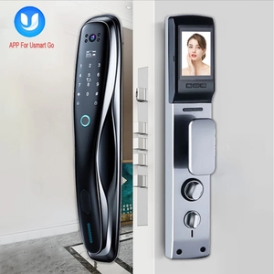 S928MAX อัตโนมัติสมาร์ทล็อค Wifi APP กล้องล็อค Peep Hole คีย์การ์ดลายนิ้วมือรหัสผ่านสมาร์ท Wifi ล็อคประตู - Product Image 3