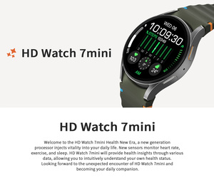 <strong>2025</strong> Newest Watch7 <strong>Mini</strong> Portable Smart <strong>Watch</strong> 1.3 Inch Amoled Health Monitoring Heart Rate Exercise Fitness GPS BT IOS IP68 - Product Image 4