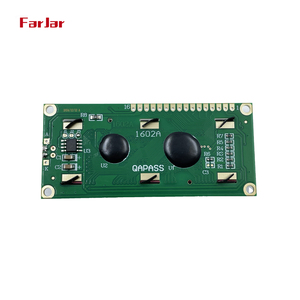 Werks zeichen LCD-Anzeige 1602 16x2 2x16 LCD-Modul 3,3 V mit gelbgrüner Hintergrund beleuchtung