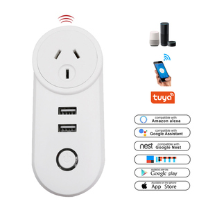 LEDEAST PA8-AU Tuya, умный Wi-Fi штекер, австралийский стандарт с USB, поддерживает приложение, пульт дистанционного управления и функцию таймера для умного дома - Product Image 6