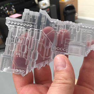 Prototipo personalizzato prodotto di produzione modello di auto giocattolo resina sla plastica trasparente trasparente stampa 3d