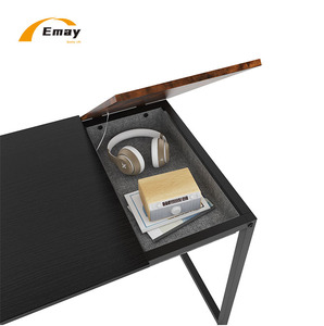 Escritorio de ordenador de alto estándar para oficina en casa, mesa de escritura de estudio, estilo Simple con cajón integrado, tablero de empalme, escritorio de almacenamiento - Product Image 3