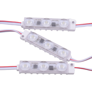 โมดูลสัญญาณไฟ LED สำหรับโฆษณาแผงไฟ LED โมดูล4413ฉีดไฟ AC 110V 220V 175องศา1W 3 LED