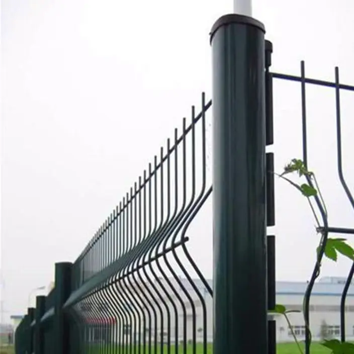 עליון 3d מרותך לוח מעוגל גדר/6 x6 בטון חיזוק רשת תיל מרותך גדר 3d/3d גדר רשת תיל מרותך