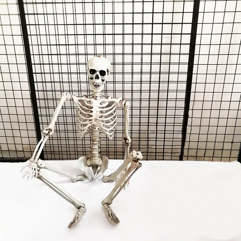Decoración de esqueleto de Halloween-Mini decoración de esqueleto de huesos humanos para decoraciones de Halloween