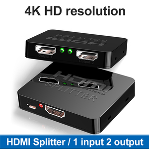 Mini <strong>HDMI</strong> <strong>Splitter</strong> One in Two 4K Series <strong>HDMI</strong> One in Two Out <strong>Splitter</strong> HD Video Co-Screener Computer Multi Link <strong>Splitter</strong> - Product Image 3