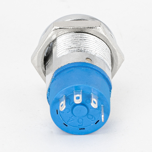 19MM Metal anahtar kilit otomatik kapı anahtar anahtarı üzerinde anlık 2 pozisyon Mini döner elektrik anahtar anahtarı - Product Image 4