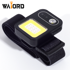 Mạnh mẽ có thể sạc lại IP65 không thấm nước màu xanh Led Đèn Pha <span class=keywords><strong>torchlight</strong></span> COB công nghệ 700 Lumens USB đèn pin cho câu cá ngoài trời - Product Image 1