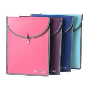 PP פלסטיק כפתור רב שכבה משרד קובץ תיק A4 הרחבת מצגת תיקיית מעטפת קובץ תיקייה - Product Image 1