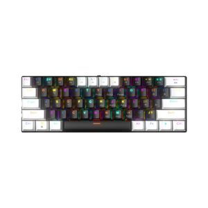 60% RGB Backlit Gaming <strong>Keyboard</strong> 61-Keys New Condition Wired Computer PC <strong>Desktop</strong> Mechanical Outemu Switch English Language Red - Product Image 1