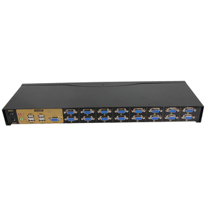 VCOM 16进1出VGA KVM开关，带红外遥控器，用于计算机到键盘鼠标视频监视器切换器 - Product Image 3
