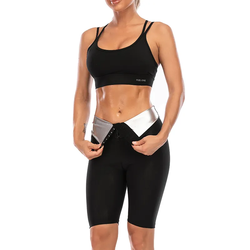 Thermo Sweat Capris Shaper Compression High Waist Yoga Pants Workout Fittness Traning Weight Loss Sauna Leggings For Women