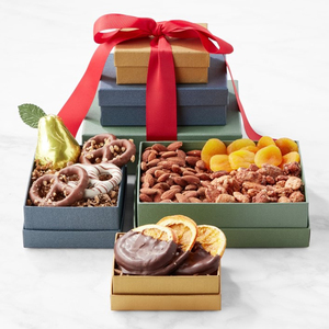 Vendita calda personalizzato nero bianco noci noccioli pasticceria tazza torta imballaggio scatole timpano scatola di carta regalo con manico