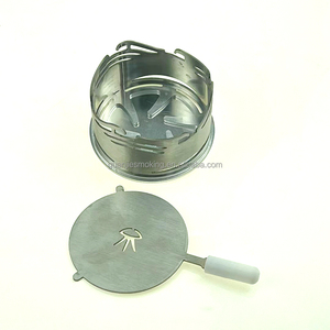 动物水母章鱼不锈钢优质水烟水烟炭架煤分离器配件烟灰缸