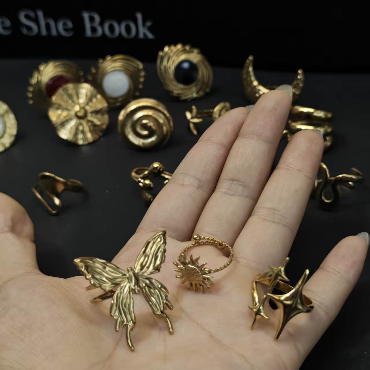 Assortiment (Bague en acier inoxydable)