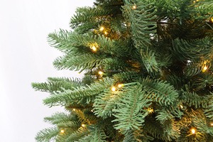 100% PEクリスマスツリー簡単に組み立てる1000個のLED、音楽、8つの効果のちらつきを備えた最新の回転クリスマスツリー - Product Image 4