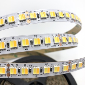 Çift renkli Led bant ayarlanabilir beyaz çift renkli şerit IP20 IP65 24V 10mm PCB değiştirilebilir 2835 İki-in-one LED iki renkli şerit işık - Product Image 4
