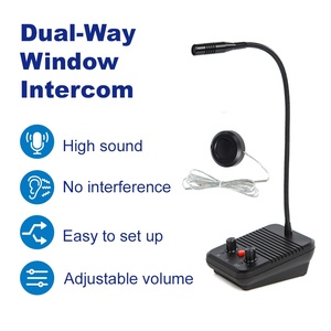 Smart Dual-way Window Bank Walkie Talkie <strong>Intercom</strong> <strong>Monitor</strong> Security Audio <strong>System</strong> - Product Image 4