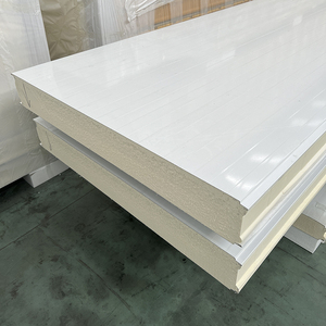 Огнеупорные 50/100/120/150/200 мм стеновые и потолочные изоляционные панели строительные стеновые панели для холодной комнаты PIR/PUR/PU сэндвич стены - Product Image 3