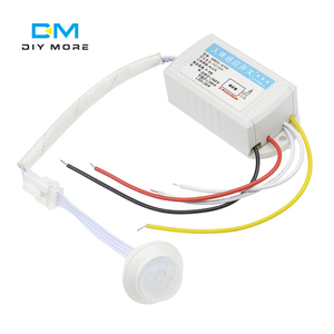 Interruptor infrarrojo de 110v y 220v para iluminación del hogar, Sensor de movimiento y tiempo de retardo, sensible al LED, para lámpara nocturna - Product Image 2