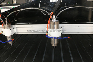 Máquina de enrutador CNC de metal de madera multihusillo 3D multifunción Jinan Powertech con rotativo - Product Image 6