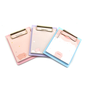 Creativo A5 sticky note notebook con kraft colore della carta di clip studente blocchetto per appunti appiccicoso con pallet di legno - Product Image 2