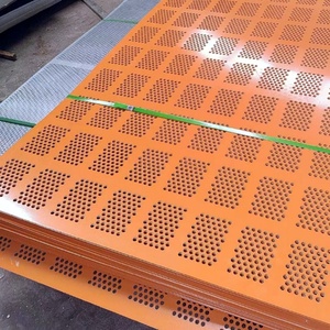 Stanz platte aus rostfreiem Stahl Verzinkter Kohlenstoffs tahl Metall-Rundgitter-Lochblech Quadratische Metallplatte