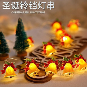 Christmas Ribbon LED Light <strong>String</strong> Christmas Tree Decoration Gift Decoration Ribbon Flashing Light <strong>String</strong> - Product Image 1