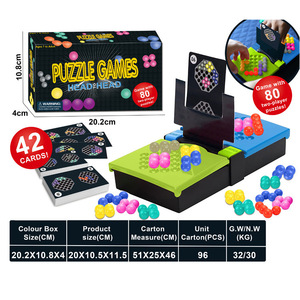 IQ game game board game set con 42 pezzi puzzle card two player puzzle game machine giocattoli educativi per bambini - Product Image 4