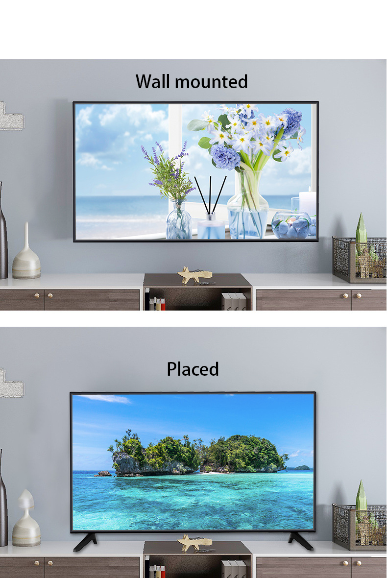 Télévision LCD intelligente HD, 32 "/42", 1 pièce, prix d'usine, haute qualité