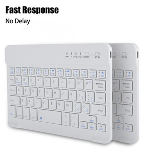 Universal 7 8 9 pulgadas 10 pulgadas Ultra-Delgado teclado inalámbrico para ipad de teléfono con paquete - Product Image 2