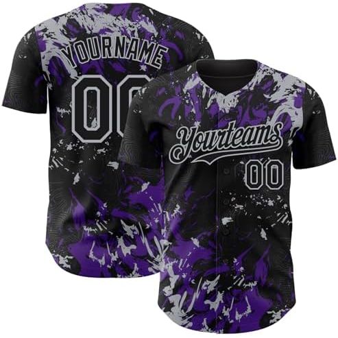 Black Purple Gray