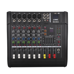 Professional <strong>6</strong> Channel <strong>Audio</strong> Sound System Big Power <strong>Audio</strong> Mixer With Power Amplifier <strong>Interface</strong> - Product Image 3