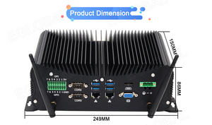Stokta mini pc i5 8250U çift ekran pc bilgisayar masaüstü Ddr4 m.2 ssd RS422/485COM PS/2 GPIO High-end endüstriyel PC - Product Image 6