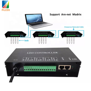 Контроллер для светодиодной ленты H802RA, 4-портовый выходной контроллер RGB RGBW Pixel Ethernet DMX DMX512 UCS512 - Product Image 2