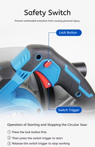 Dongcheng M1Y-FF03-235 2400W Electric Single-Hand Circular <strong>Saw</strong> New Arrival DIY Grade Woodworking Tool for Wood <strong>Saw</strong> Application - Product Image 5