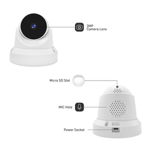 V380 Wifi HD 3MP cámara de seguridad interior 360 grados bidireccional voz intercomunicador red Ptz Ip CCTV gran angular visión nocturna datos en la nube - Product Image 5