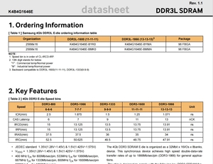 K4B4G1646E-BMMA ban đầu DDR4 16GB Bộ nhớ Flash <span class=keywords><strong>IC</strong></span> chip mới 96fbga DDR4 Loại sản phẩm - Product Image 5