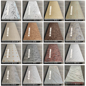 PVC大理石シート1220x 2440mm 2mm 3mm 4mm 5mm UVコーティング壁パネルシート中国メーカー