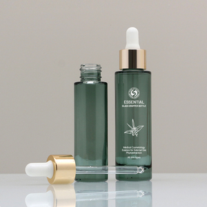 1oz 0.5oz Glass <strong>Bottle</strong> for Cosmetics Liquid Packaging 15ML 30ML Oil Dropper <strong>Bottle</strong> Flask with Black Dropper - Product Image 1