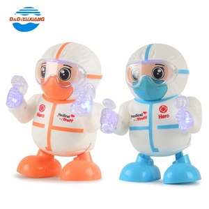 แบตเตอรี่ดำเนินการเต้นรำพลาสติกหมอหุ่นยนต์ของเล่นเพื่อการศึกษา Toy_Robot - Product Image 4