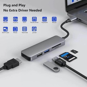 USB <strong>C</strong> Hub OEM 5in1 USB <strong>C</strong> to 4K HDM I <strong>Adapter</strong> Compatible with Thunderbolt 34 MacBoo k Pro I Pad Pro XP S H <strong>P</strong> More Type <strong>C</strong> Devices - Product Image 4