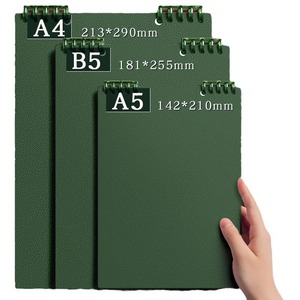 A4อัพเทิร์นสมุดโน้ตทรงสี่เหลี่ยมแบบเรียบง่ายถอดออกได้มี A5ขนาดพร้อมข้อกำหนดฟอยล์สมุดโน้ตหนา - Product Image 5