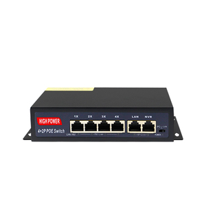PSE 10/100M Ethernet interruptor de montaje en rack interruptor de red de 4 puertos con 2 RJ45 Uplink POE AI interruptor inteligente para cámara IP/AP inalámbrico - Product Image 3