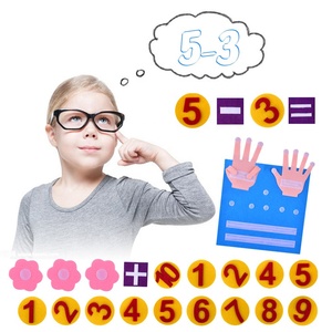DIY教育幼稚園知的数学算術教材指数カウントフェルト学習玩具 - Product Image 4