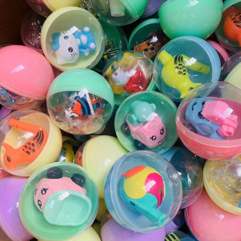 Cheap Vending Machine Mini Kid Toy Plastic 75mm Capsule Toy With Classic Child Toys 6