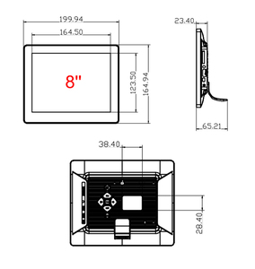 Schermo lcd commerciale con logo di avvio monitor lcd wifi da 8 pollici con sistema operativo android da 8 pollici - Product Image 6